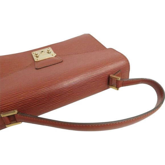 177318BR (L4) Louis Vuitton Brief Case Concorde Brown Epi Leather - Picture 11 of 14